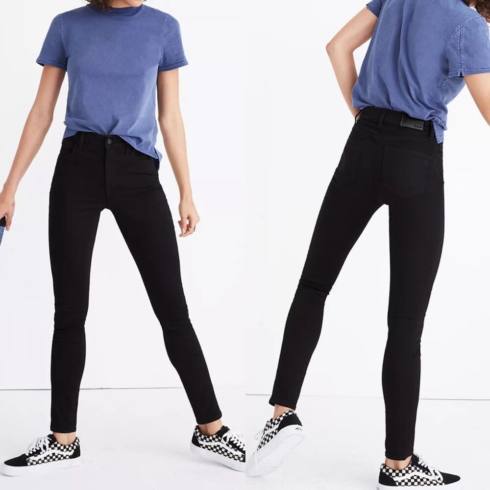 Madewell Roadtripper Black High Rise Skinny Jeans Women’s 24T